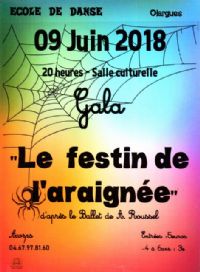 Gala de danse. Le samedi 9 juin 2018 à Olargues. Herault.  20H00